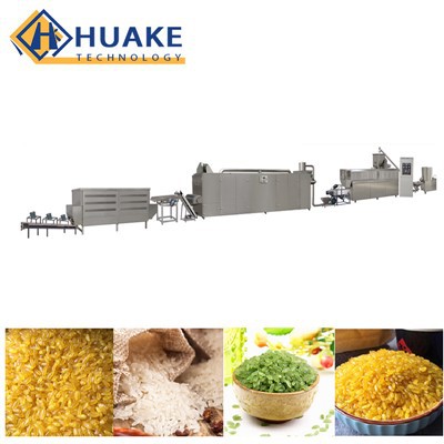 Extrusora de máquina para hacer arroz nutricional